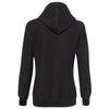 J. America Women's Black Shore French Terry Lace Scuba Hoodie