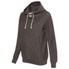 J. America Women's Charcoal Shore French Terry Lace Scuba Hoodie