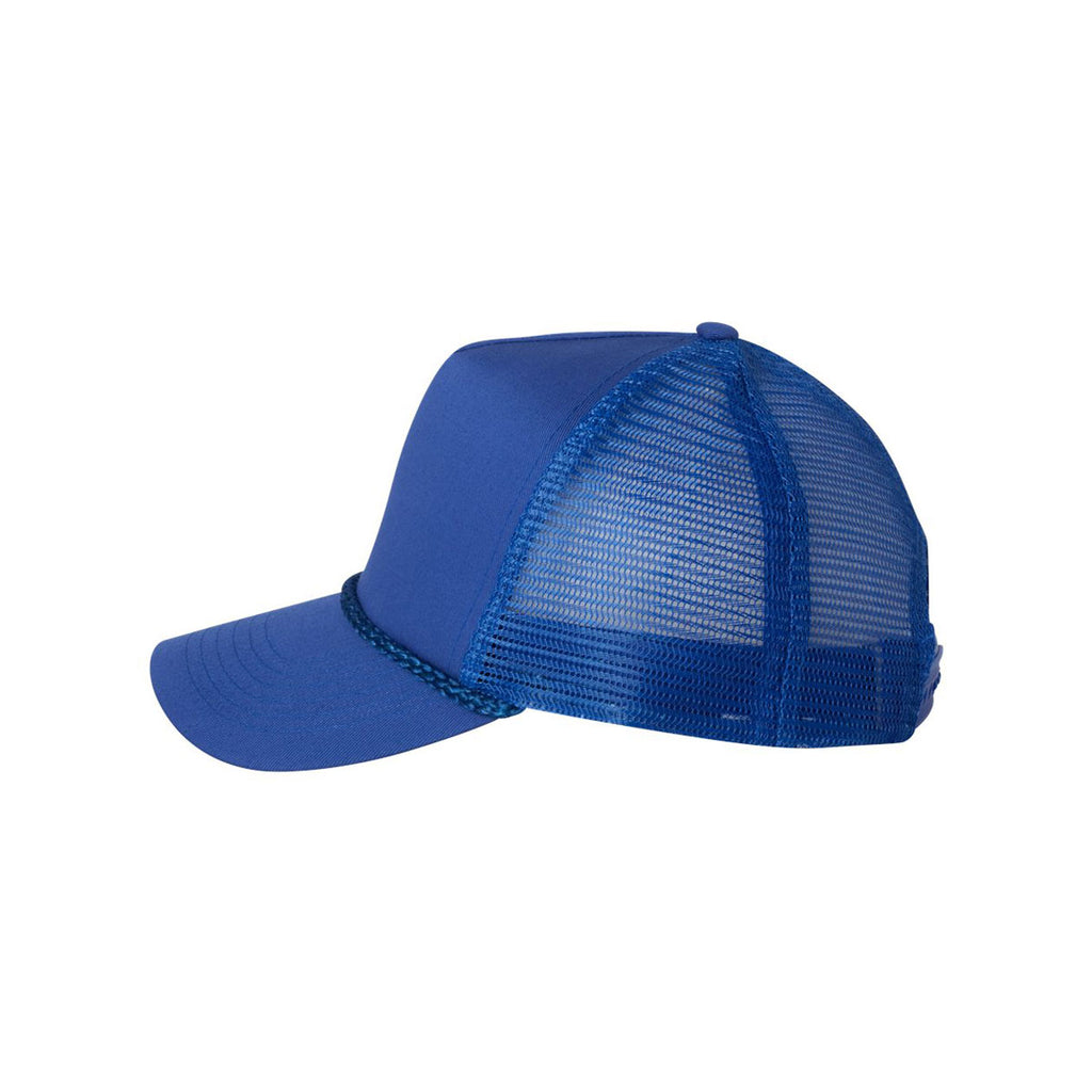 Valucap Royal Blue Five-Panel Trucker Cap