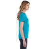 Gildan Women's Caribbean Blue Lightweight T-Shirt