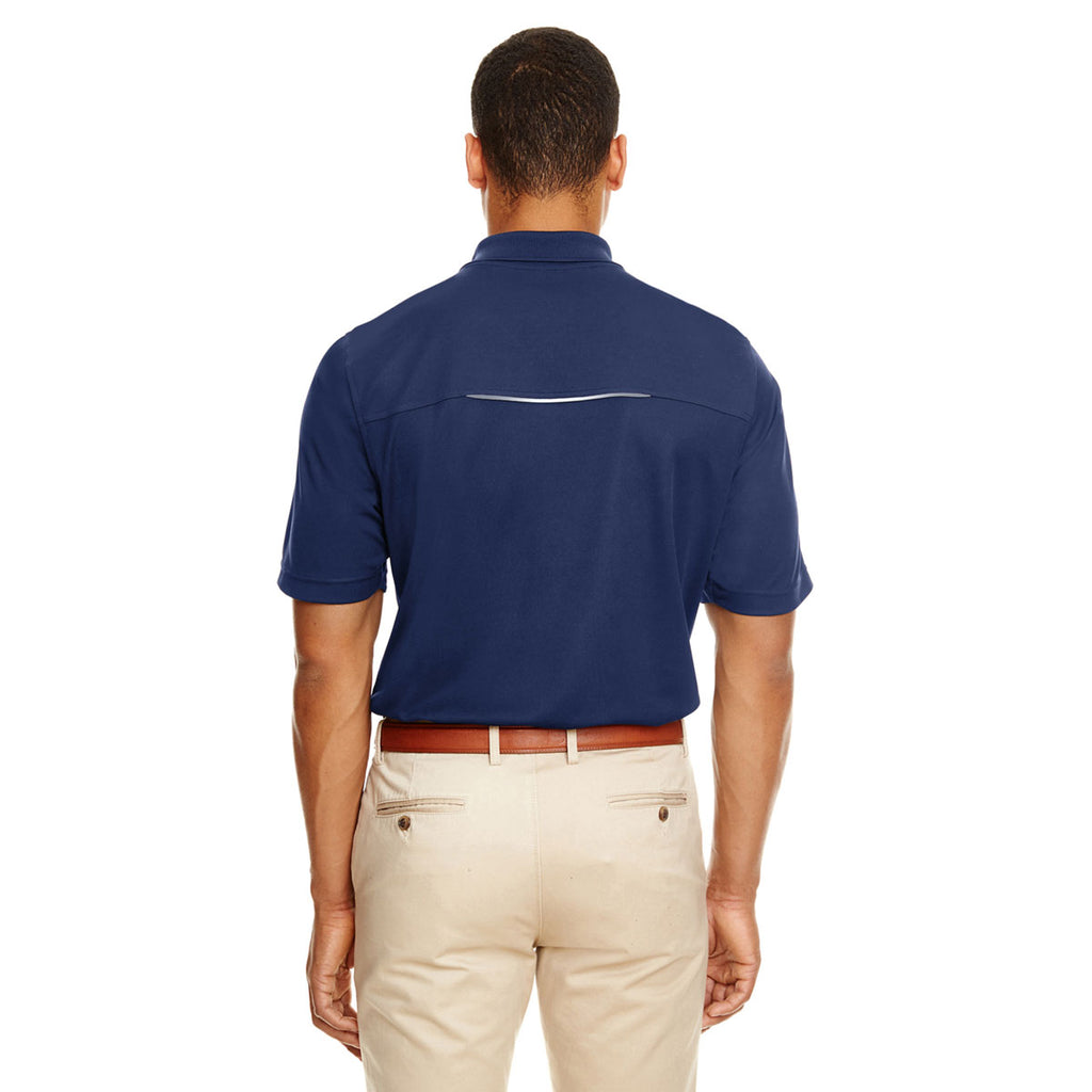 Core 365 Men's Classic Navy Radiant Performance Pique Polo