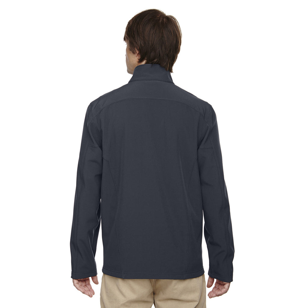 Core 365 Men's Carbon Cruise Two-Layer Fleece Bonded Soft Shell Jacket