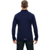 North End Men's Classic Navy Radar Half-Zip Performance Long-Sleeve Top