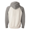 J. America Men's Oatmeal Heather/Smoke Heather Vintage Heather Hooded Sweatshirt