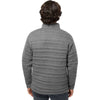 J. America Men's Charcoal Heather Horizon Snap Pullover