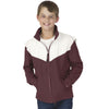 Charles River Youth Maroon/White Championship Jacket