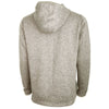 Charles River Men's Oatmeal Heathered Fleece Quarter Zip Hoodie