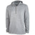 Charles River Men's Light Grey Heathered Fleece Quarter Zip Hoodie