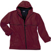 Charles River Men's Maroon/Black New Englander Rain Jacket