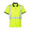 ML Kishigo Men's Lime Premium Black Series High-Performance Sport Shirt