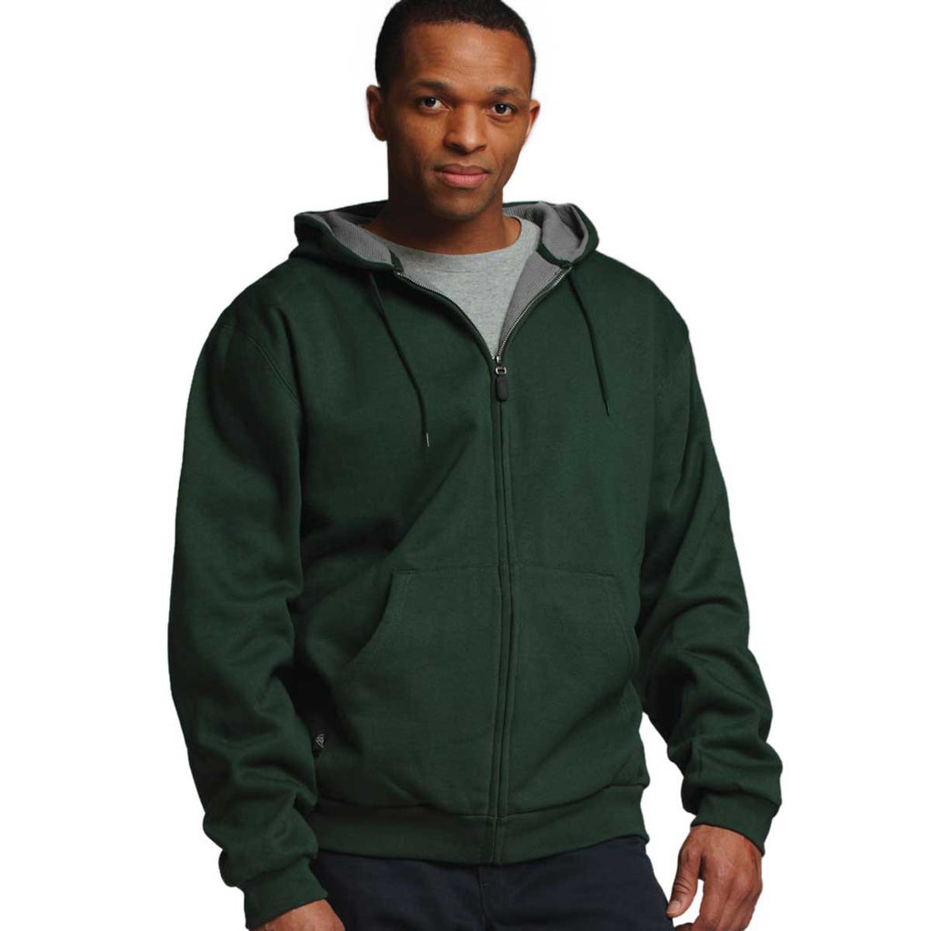 Charles River Men's Forest Tradesman Thermal Full Zip Sweatshirt