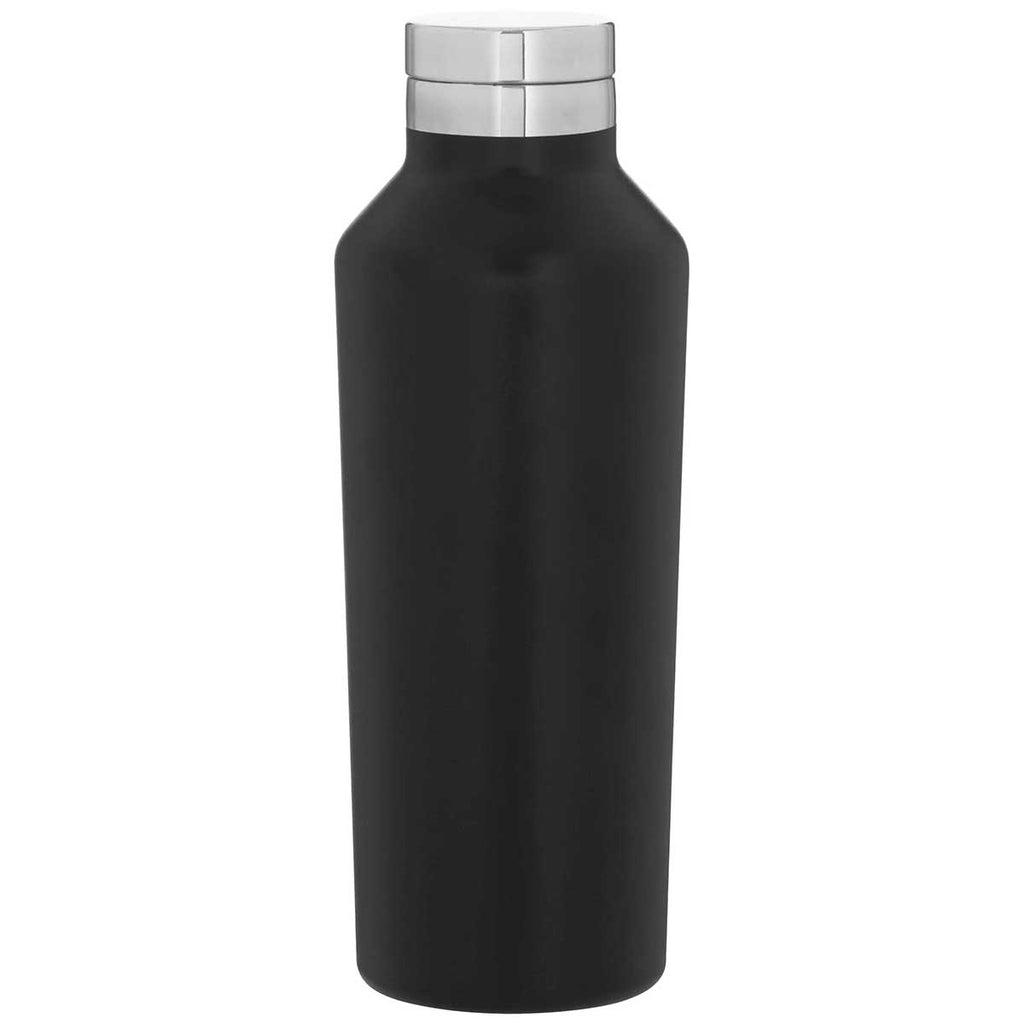 H2Go Matte Black 16.9 oz Manhattan Stainless Steel Bottle