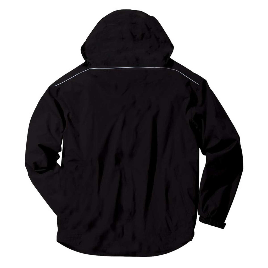 Charles River Men's Black Nor'Easter Rain Jacket