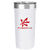 ETS Matte White 18 oz Stainless Steel Palermo Tumbler