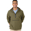 Charles River Men's Olive Pack-N-Go Pullover