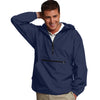 Charles River Men's Navy Pack-N-Go Pullover