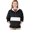 Charles River Unisex Black/White Classic Charles River Striped Pullover