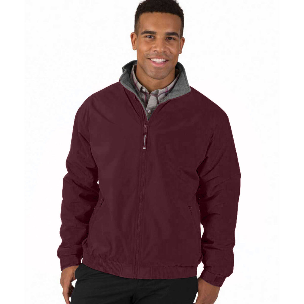 Charles River Men's Maroon Navigator Jacket