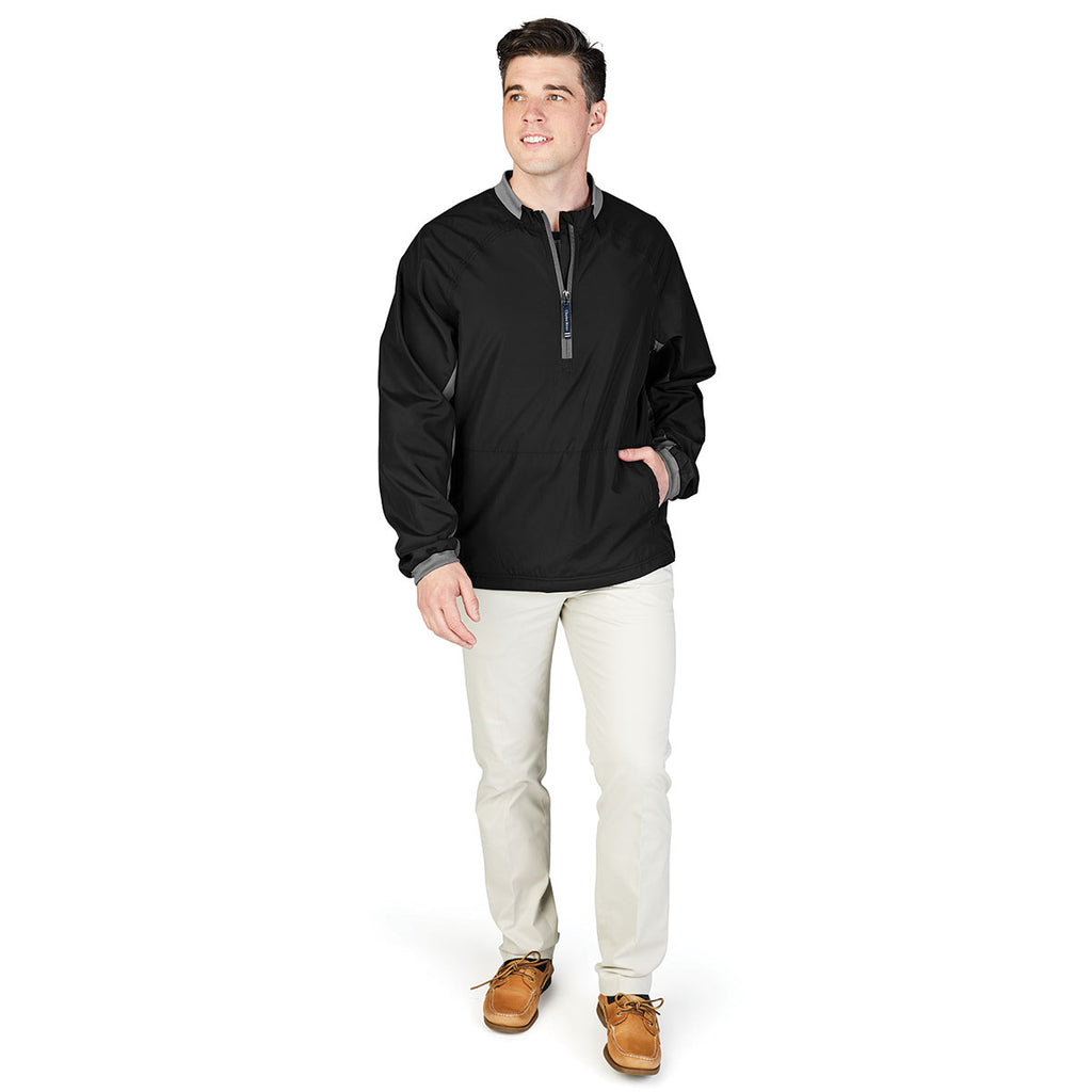 Charles River Men's Black/Grey Bunker Windshirt