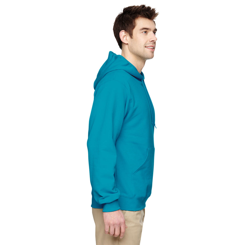 Jerzees Men's California Blue 8 Oz. Nublend Fleece Pullover Hood