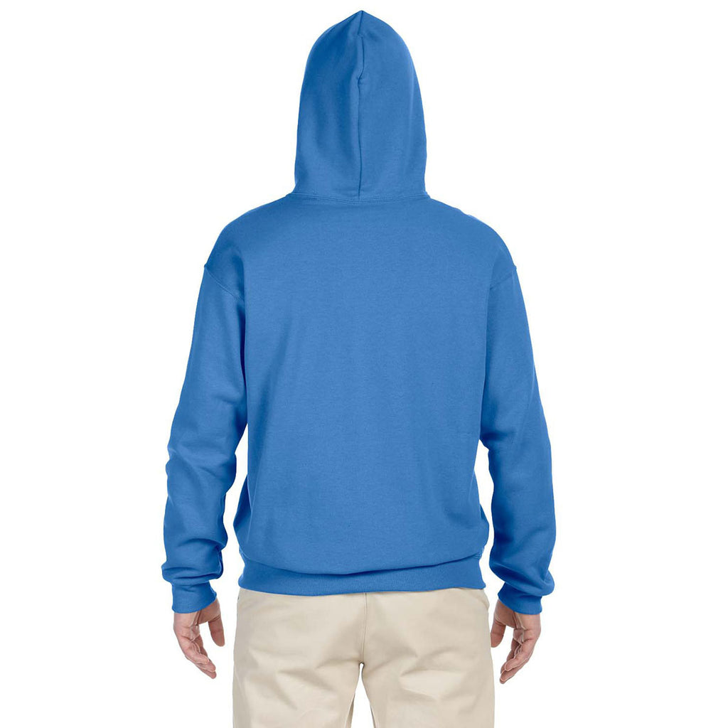 Jerzees Men's Columbia Blue 8 Oz. Nublend Fleece Pullover Hood