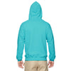 Jerzees Men's Scuba Blue 8 Oz. Nublend Fleece Pullover Hood