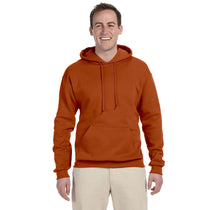 Jerzees Men's Texas Orange 8 Oz. Nublend Fleece Pullover Hood