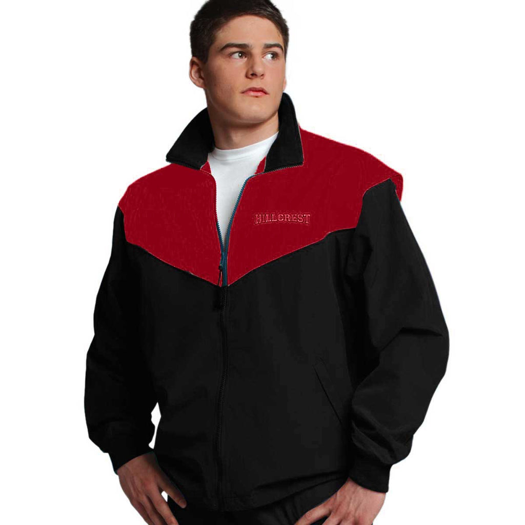 Charles River Men's Black/Red Championship Jacket