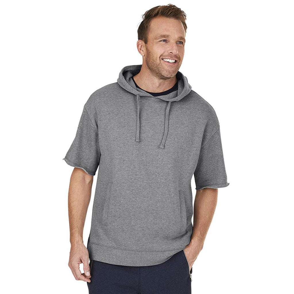 Charles River Men's Heather Grey Coach Hoodie