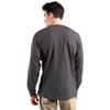 Timberland Men's Dark Charcoal Heather PRO Base Plate Long-Sleeve T-Shirt