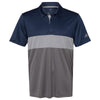 adidas Men's Collegiate Navy/Grey Three/Grey Five Merch Block Sport Polo