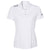 adidas Women's White/Black 3 Stripe Shoulder Sport Polo