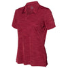 adidas Women's Collegiate Burgundy Melange Sport Polo