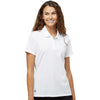 Adidas Women's White Basic Sport Polo