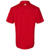 adidas Men's Team Power Red/White Floating 3-Stripes Sport Shirt