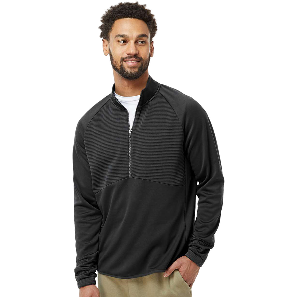 Adidas Men's Black Quarter Zip Pullover