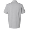 Adidas Men's Grey Three Melange Blend Polo