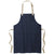 Port Authority River Blue Navy/Stone Canvas Full-Length Two-Pocket Apron