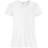 Alternative Apparel Women's White The Keepsake Vintage 50/50 Tee