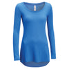 Expert Women's Royal TriTec Long Sleeve Scoop Neck Tee