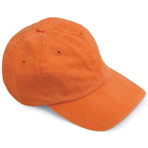 Adams Tangerine 6 Panel Low-Profile Washed Pigment-Dyed Cap