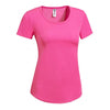 Expert Women's Hot Pink Angel Scoop Neck