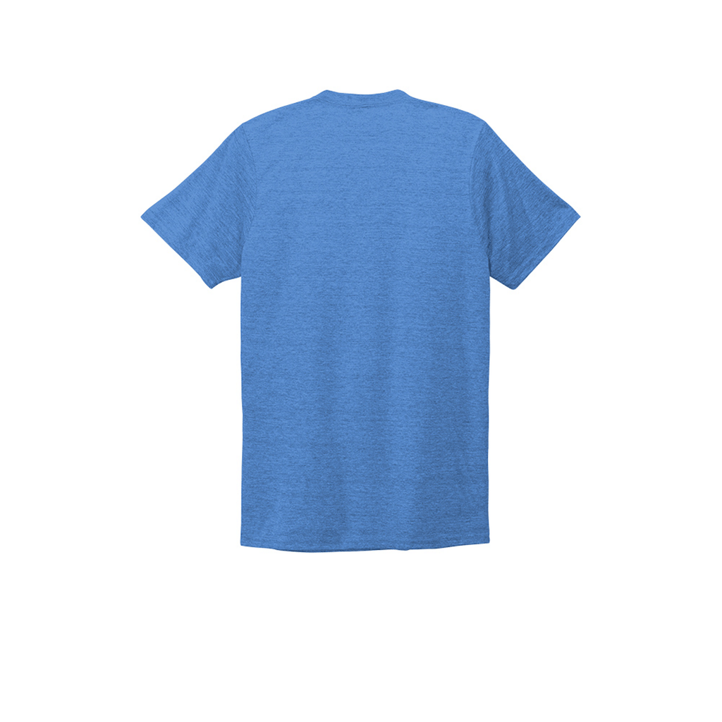 Allmade Unisex Azure Blue Tri-Blend V-Neck Tee