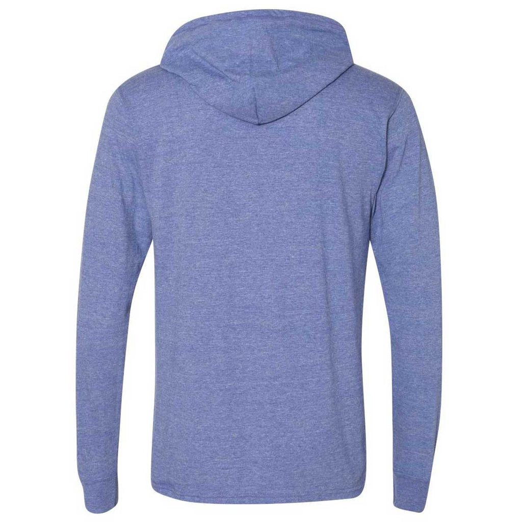 Champion Men's Athletic Royal Heather Originals Triblend Hooded Pullover