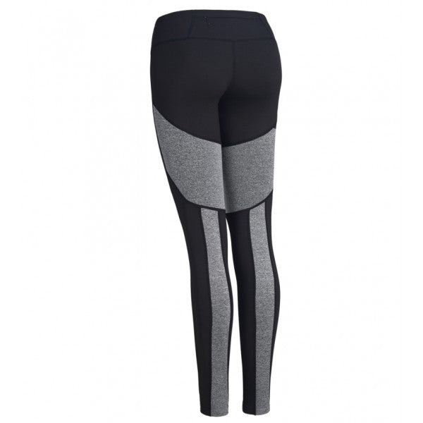 Expert Women's Black/Heather Charcoal/Black Mesh Calypso Mesh Legging