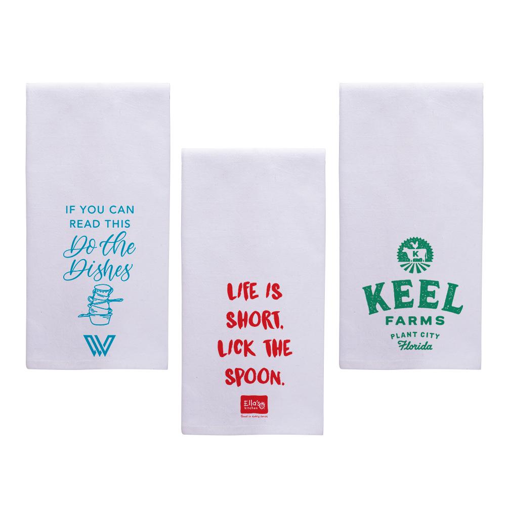 SnugZ White Tea Towel