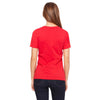 Bella + Canvas Women's Red Relaxed Jersey Short-Sleeve T-Shirt