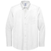 Brooks Brothers Men's White Wrinkle-Free Stretch Pinpoint Shirt