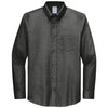 Brooks Brothers Men's Deep Black Wrinkle-Free Stretch Nailhead Shirt