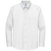 Brooks Brothers Men's White Wrinkle-Free Stretch Nailhead Shirt